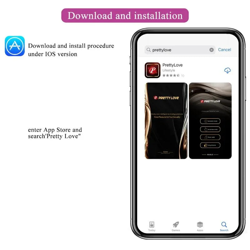 PRETTY LOVE - CATALINA VIBRATOR APP FERNBEDIENUNG LILA - Vanelion Paradise