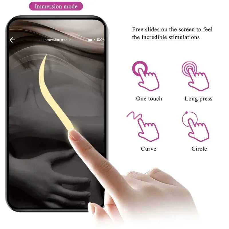 PRETTY LOVE - CATALINA VIBRATOR APP FERNBEDIENUNG LILA - Vanelion Paradise