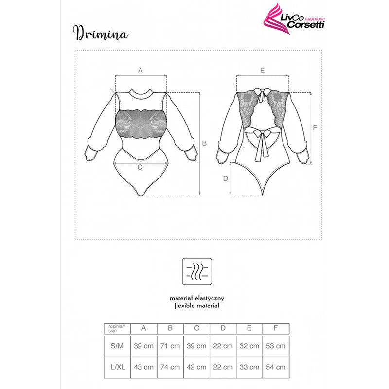 LIVCO CORSETTI FASHION - DRIMINA LC90690 KÖRPER NANVY BLAU - Vanelion Paradise