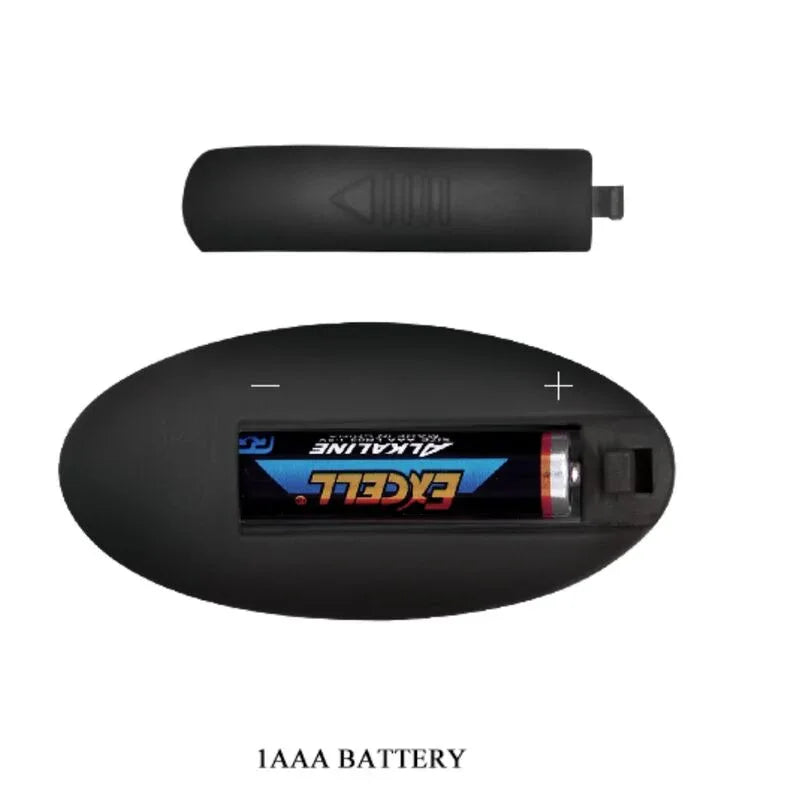 MR PLAY - LEISTUNGSSTARKER VIBRATOR MIT FERNBEDIENUNG, ANALSTECKER, SCHWARZ - Vanelion Paradise