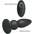 MR PLAY - LEISTUNGSSTARKER VIBRATOR MIT FERNBEDIENUNG, ANALSTECKER, SCHWARZ - Vanelion Paradise