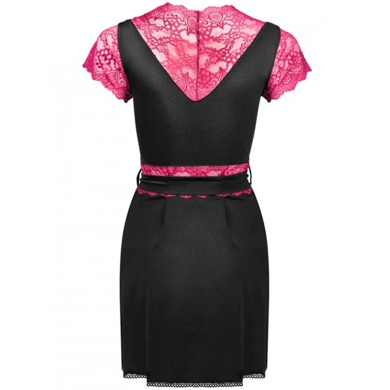 LIVCO CORSETTI FASHION - KUMIKO LC 90428 MORGENMANTEL + PANTY SCHWARZ S/M - Vanelion Paradise