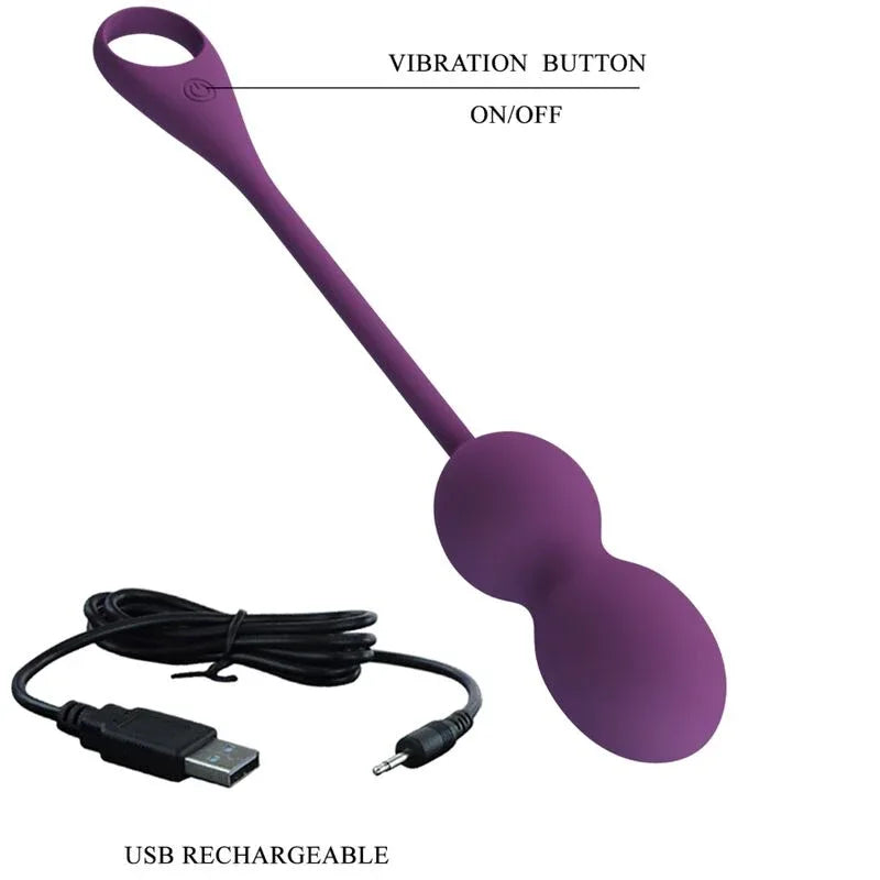 PRETTY LOVE - ELVIRA KEGEL BALLS APP FERNBEDIENUNG LILA - Vanelion Paradise
