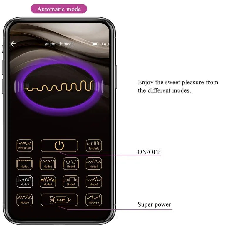 PRETTY LOVE - ELVIRA KEGEL BALLS APP FERNBEDIENUNG LILA - Vanelion Paradise