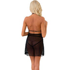 LIVCO CORSETTI FASHION - MALVIAMI LC 90625 HEMD + HOSE SCHWARZ - Vanelion Paradise
