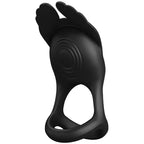 PRETTY LOVE - SILAS VIBRANT PENIS RING 7 VIBRATIONEN SCHWARZES SILIKON - Vanelion Paradise