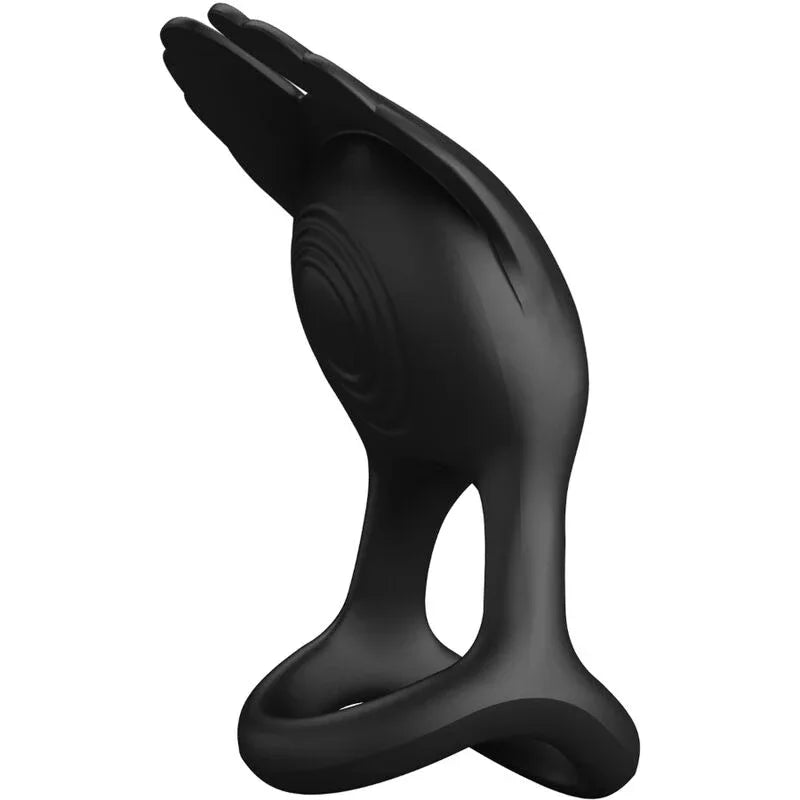 PRETTY LOVE - SILAS VIBRANT PENIS RING 7 VIBRATIONEN SCHWARZES SILIKON - Vanelion Paradise