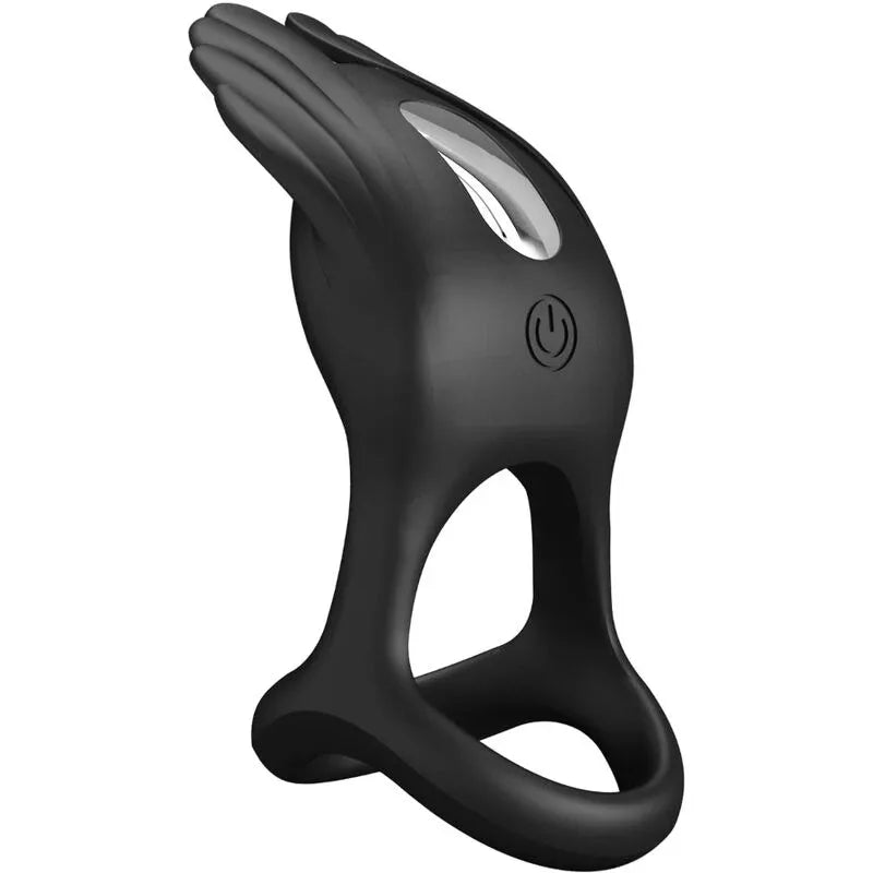 PRETTY LOVE - SILAS VIBRANT PENIS RING 7 VIBRATIONEN SCHWARZES SILIKON - Vanelion Paradise