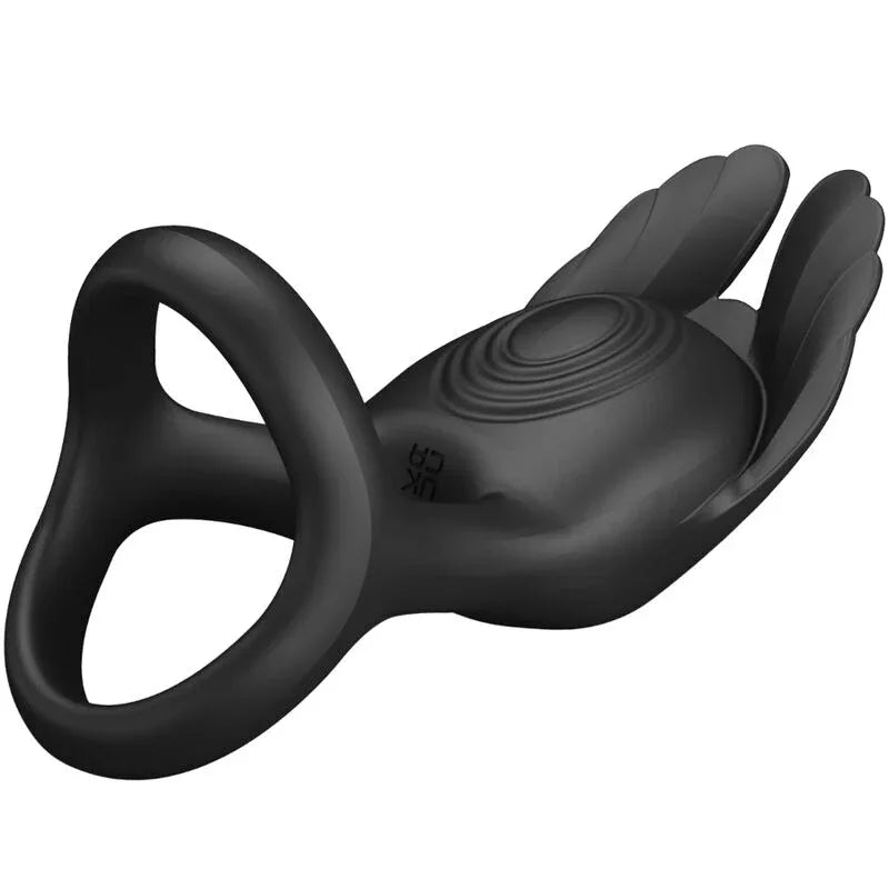 PRETTY LOVE - SILAS VIBRANT PENIS RING 7 VIBRATIONEN SCHWARZES SILIKON - Vanelion Paradise