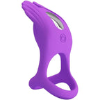 PRETTY LOVE - SILAS VIBRANT PENIS RING 7 VIBRATIONEN LILA SILIKON - Vanelion Paradise