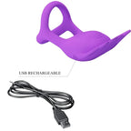 PRETTY LOVE - SILAS VIBRANT PENIS RING 7 VIBRATIONEN LILA SILIKON - Vanelion Paradise