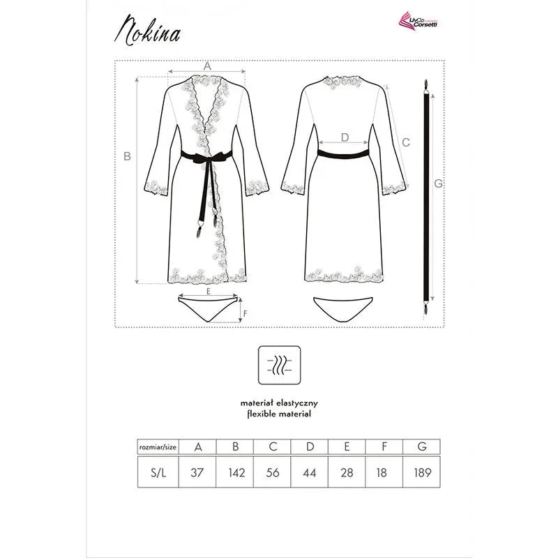 LIVCO CORSETTI FASHION - NOKINA LC XG055 KLEID + HÖSCHE SCHWARZ EINE GRÖSSE - Vanelion Paradise