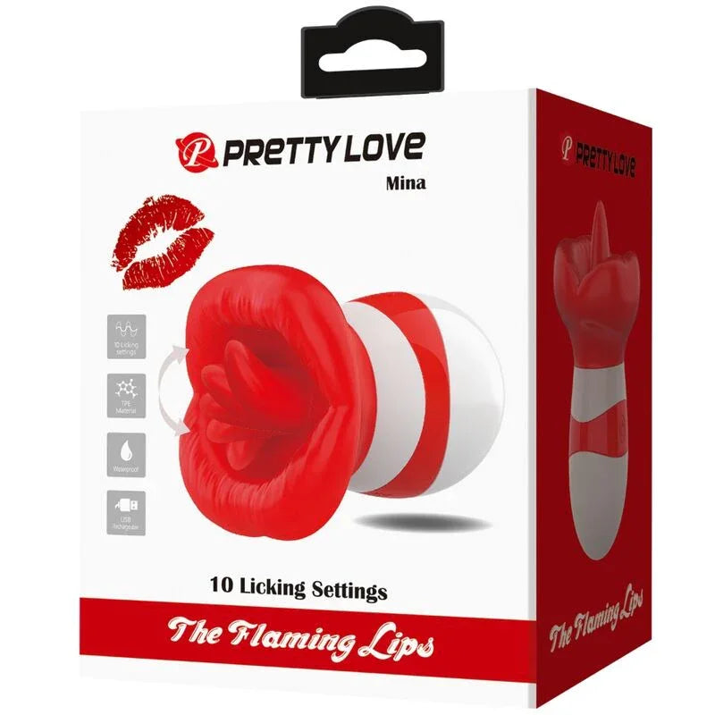 PRETTY LOVE - MINA ZUNGENSTIMULATOR HELLROT - Vanelion Paradise