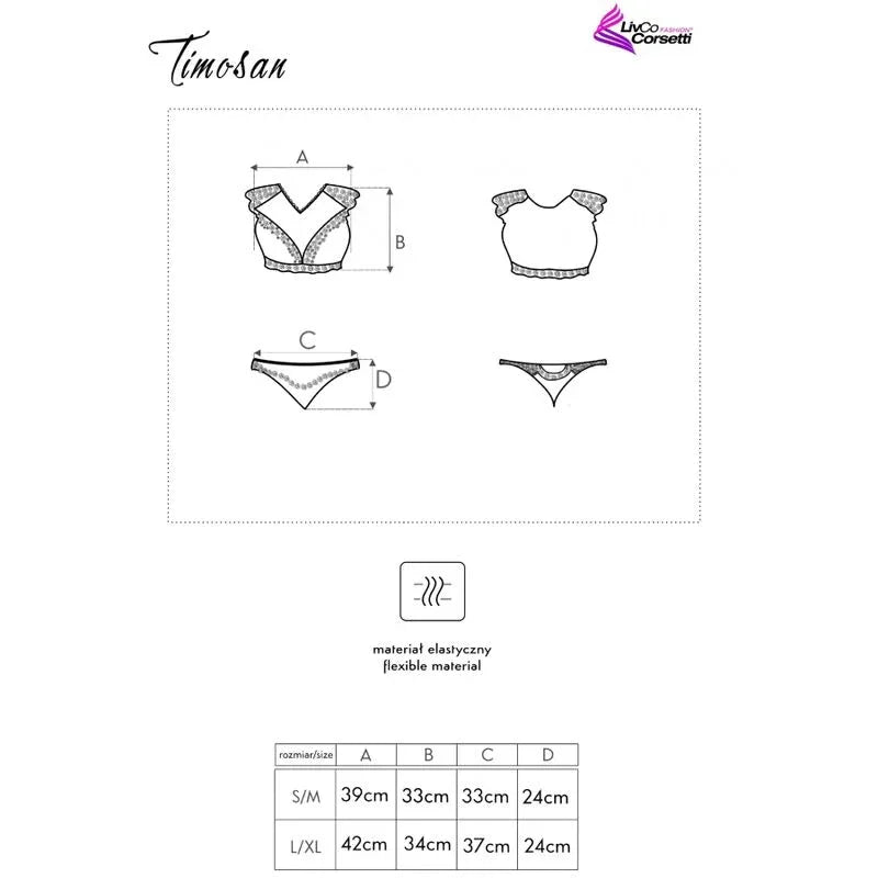 LIVCO CORSETTI FASHION - TIMOSAN LC 90631 BH + HÖSCHE SCHWARZ - Vanelion Paradise