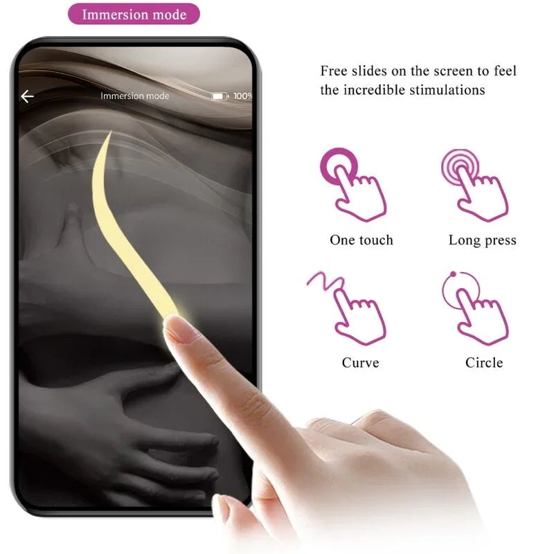 PRETTY LOVE - BILLY VIBRATIONSFERNBEDIENUNG LILA KOSTENLOSE APP - Vanelion Paradise