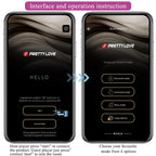 PRETTY LOVE - BILLY VIBRATIONSFERNBEDIENUNG LILA KOSTENLOSE APP - Vanelion Paradise