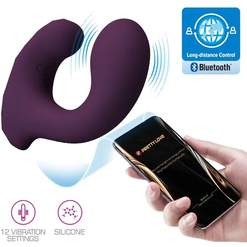 PRETTY LOVE - BILLY VIBRATIONSFERNBEDIENUNG LILA KOSTENLOSE APP - Vanelion Paradise