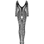 LIVCO CORSETTI FASHION - CORDILL LC 17358 BODYSTOCKING CROTCHLESS SCHWARZ EINE GRÖSSE - Vanelion Paradise