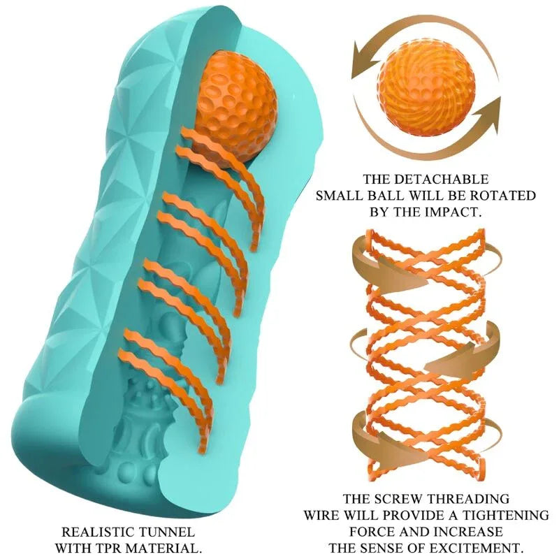 PRETTY LOVE - VICTORIA CASPAR MASTURBATOR AQUA GREEN - Vanelion Paradise