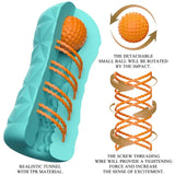 PRETTY LOVE - VICTORIA CASPAR MASTURBATOR AQUA GREEN - Vanelion Paradise