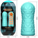 PRETTY LOVE - VICTORIA CASPAR MASTURBATOR AQUA GREEN - Vanelion Paradise