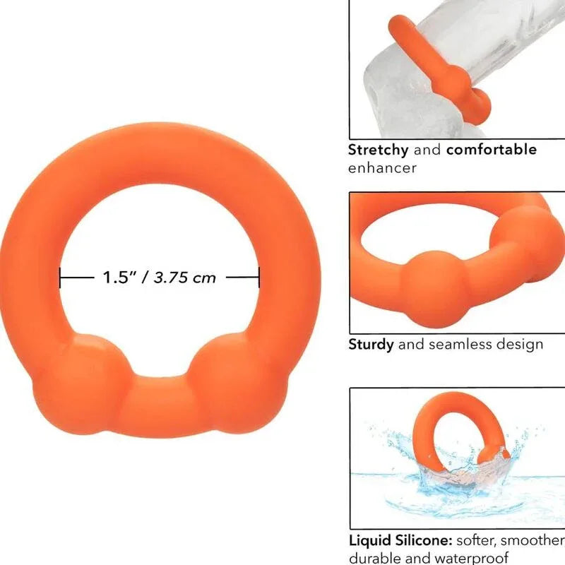 CALEXOTICS - ALPHA DUAL BALL RING ORANGE - Vanelion Paradise