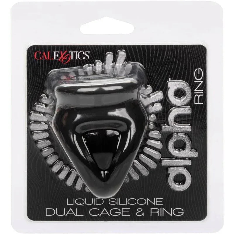 CALEXOTICS - ALPHA DUAL CAGE RING SCHWARZ - Vanelion Paradise