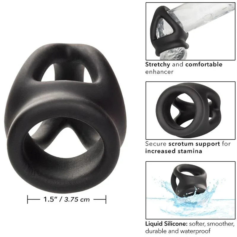 CALEXOTICS - ALPHA DUAL CAGE RING SCHWARZ - Vanelion Paradise