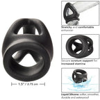CALEXOTICS - ALPHA DUAL CAGE RING SCHWARZ - Vanelion Paradise
