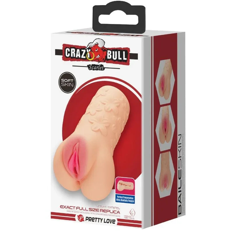 CRAZY BULL - SCHARLACHROTER MASTUBADOR IN VAGINAFORM - Vanelion Paradise