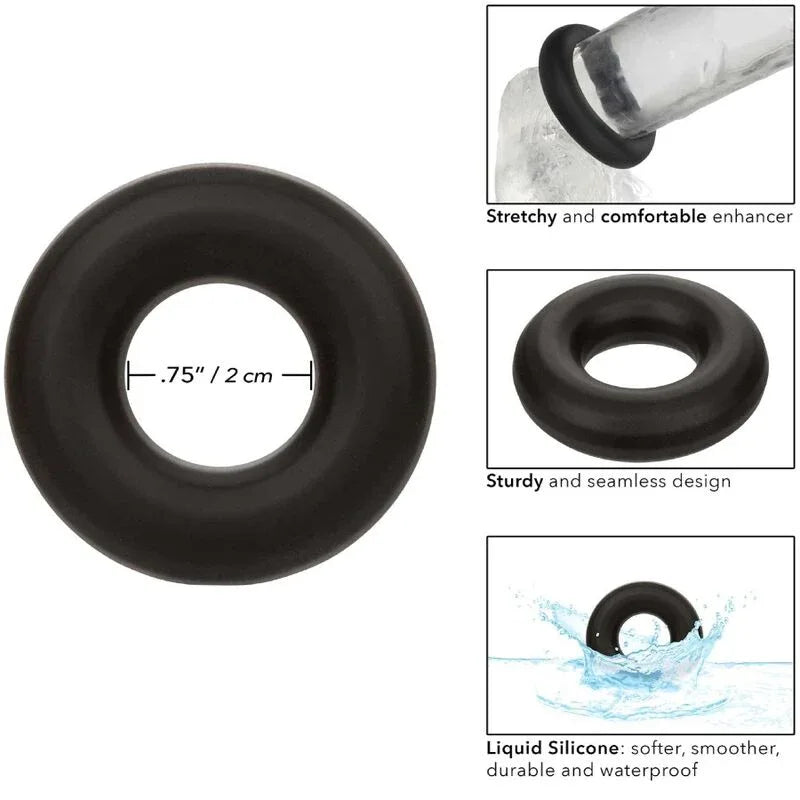 CALEXOTICS - ALPHA PROLONG MEDIUM RING SCHWARZ - Vanelion Paradise
