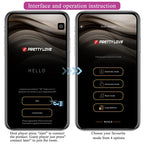 PRETTY LOVE - HECTOR ELECTROSHOCK VIBRATOR PER APP-STEUERUNG LILA - Vanelion Paradise