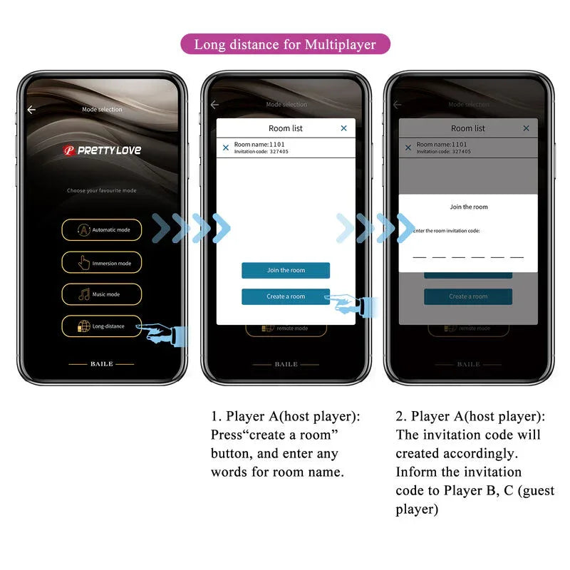 PRETTY LOVE - HECTOR ELECTROSHOCK VIBRATOR PER APP-STEUERUNG LILA - Vanelion Paradise