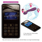 PRETTY LOVE - HECTOR ELECTROSHOCK VIBRATOR PER APP-STEUERUNG LILA - Vanelion Paradise