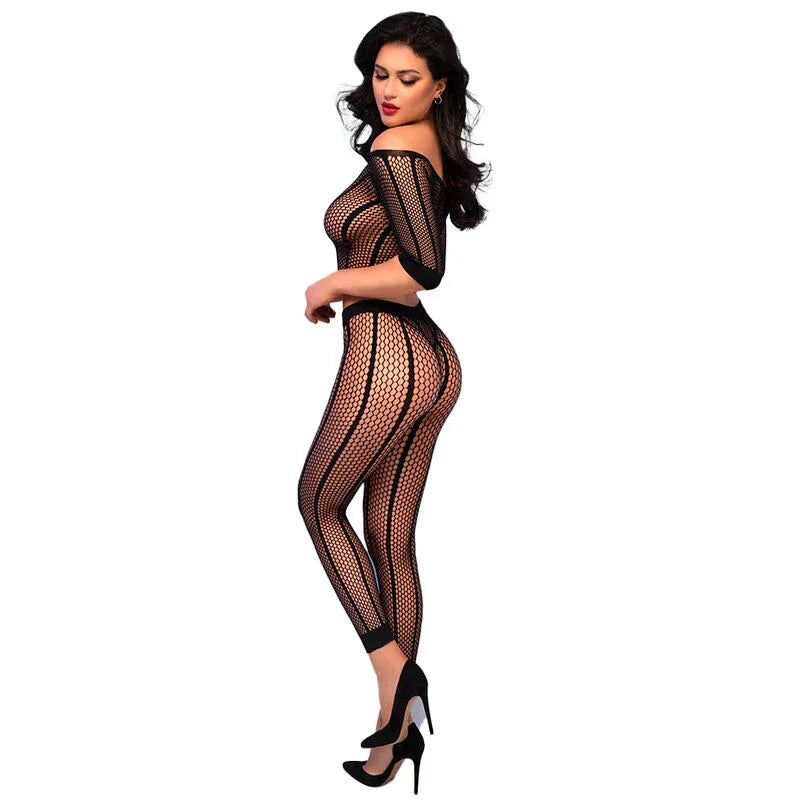 CHILIROSE - CR 4647 TOP & LEGGINS SCHWARZ S/M - Vanelion Paradise