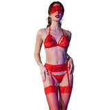CHILIROSE - CR 4467 SET VIERTEILIG ROT S/M - Vanelion Paradise