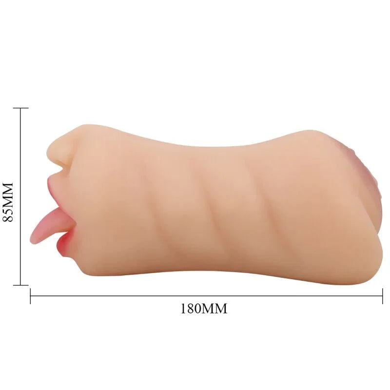 CRAZY BULL - SARAH VAGINAFÖRMIGER MASTUBADOR MIT DOPPELTEM EINGANG - Vanelion Paradise