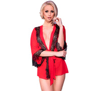 CHILIROSE - CR 4113 PEGNOIR ROT S/M - Vanelion Paradise