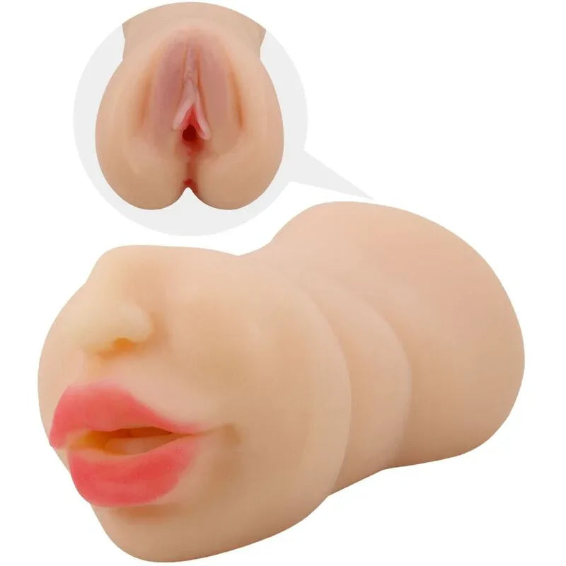 CRAZY BULL - ZOEY VAGINAFÖRMIGER MASTUBADOR MIT DOPPELTEM EINGANG - Vanelion Paradise