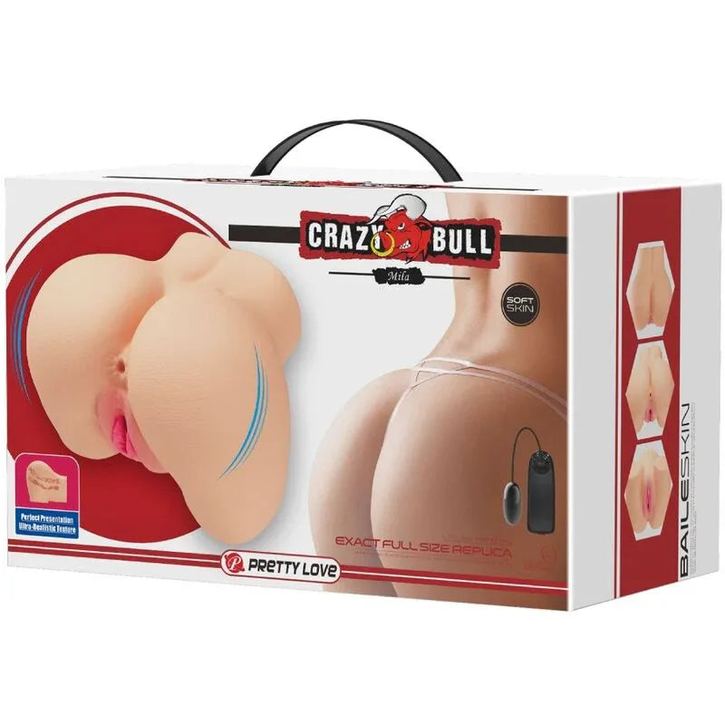 CRAZY BULL - REALISTISCHER VAGINA- UND ANUS-MILA-VIBRATOR - Vanelion Paradise