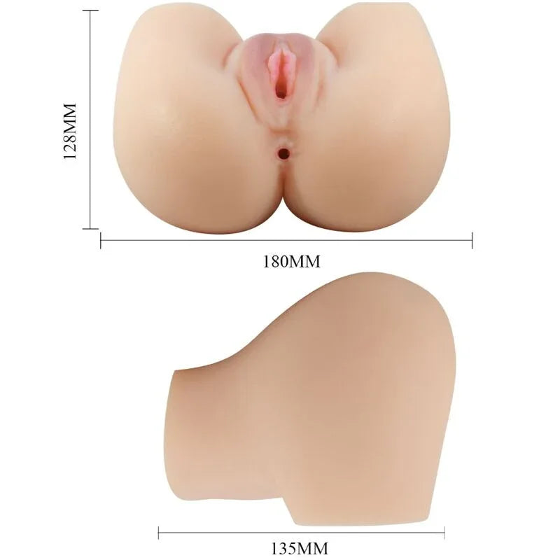 CRAZY BULL - REALISTISCHER VAGINA- UND ANUS-MILA-VIBRATOR - Vanelion Paradise
