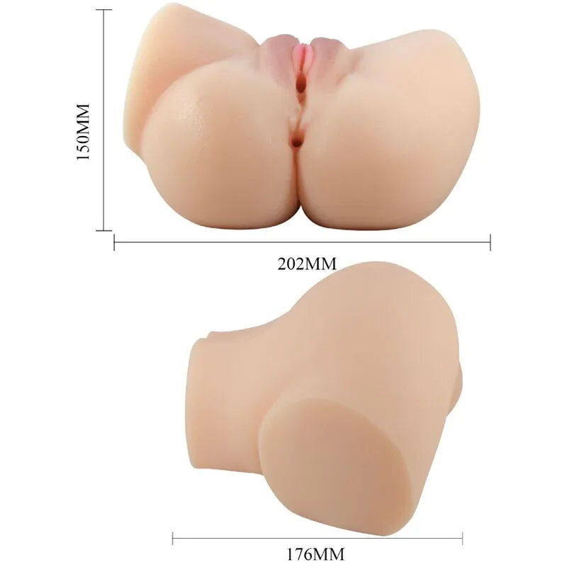 CRAZY BULL - REALISTISCHER VAGINA- UND ANUS-VIBRATOR EMILIA - Vanelion Paradise