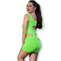 CHILIROSE - CR 4621 KLEID GRÜN S/M - Vanelion Paradise