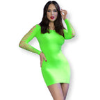 CHILIROSE - CR 4617 KLEID GRÜN S/M - Vanelion Paradise