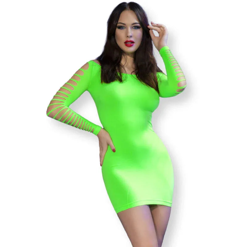 CHILIROSE - CR 4617 KLEID GRÜN S/M - Vanelion Paradise