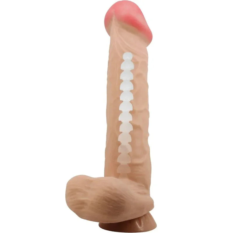 PRETTY LOVE - SLIDING SKIN SERIES REALISTISCHER DILDO MIT SLIDING SKIN SAUNAPF FLEISCH 26 CM - Vanelion Paradise