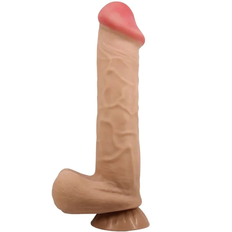 PRETTY LOVE - SLIDING SKIN SERIES REALISTISCHER DILDO MIT SLIDING SKIN SAUNAPF FLEISCH 26 CM - Vanelion Paradise