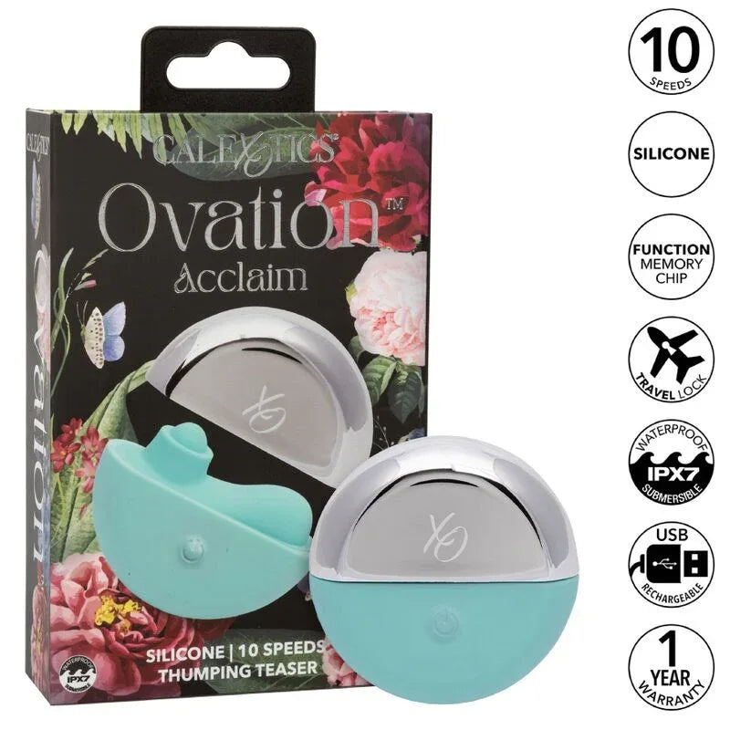 CALEXOTICS - OVATION ACCLAIM STIMULATOR AQUA GREEN - Vanelion Paradise