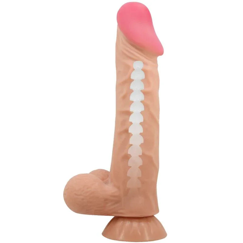 PRETTY LOVE - SLIDING SKIN SERIES REALISTISCHER DILDO MIT SLIDING SKIN SAUGNAPF 24 CM - Vanelion Paradise