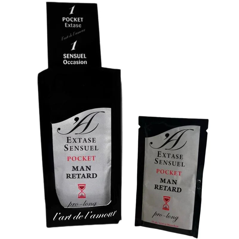 EKSTASE SENSUAL - MALE RETARDANT POCKET 10 ML - Vanelion Paradise